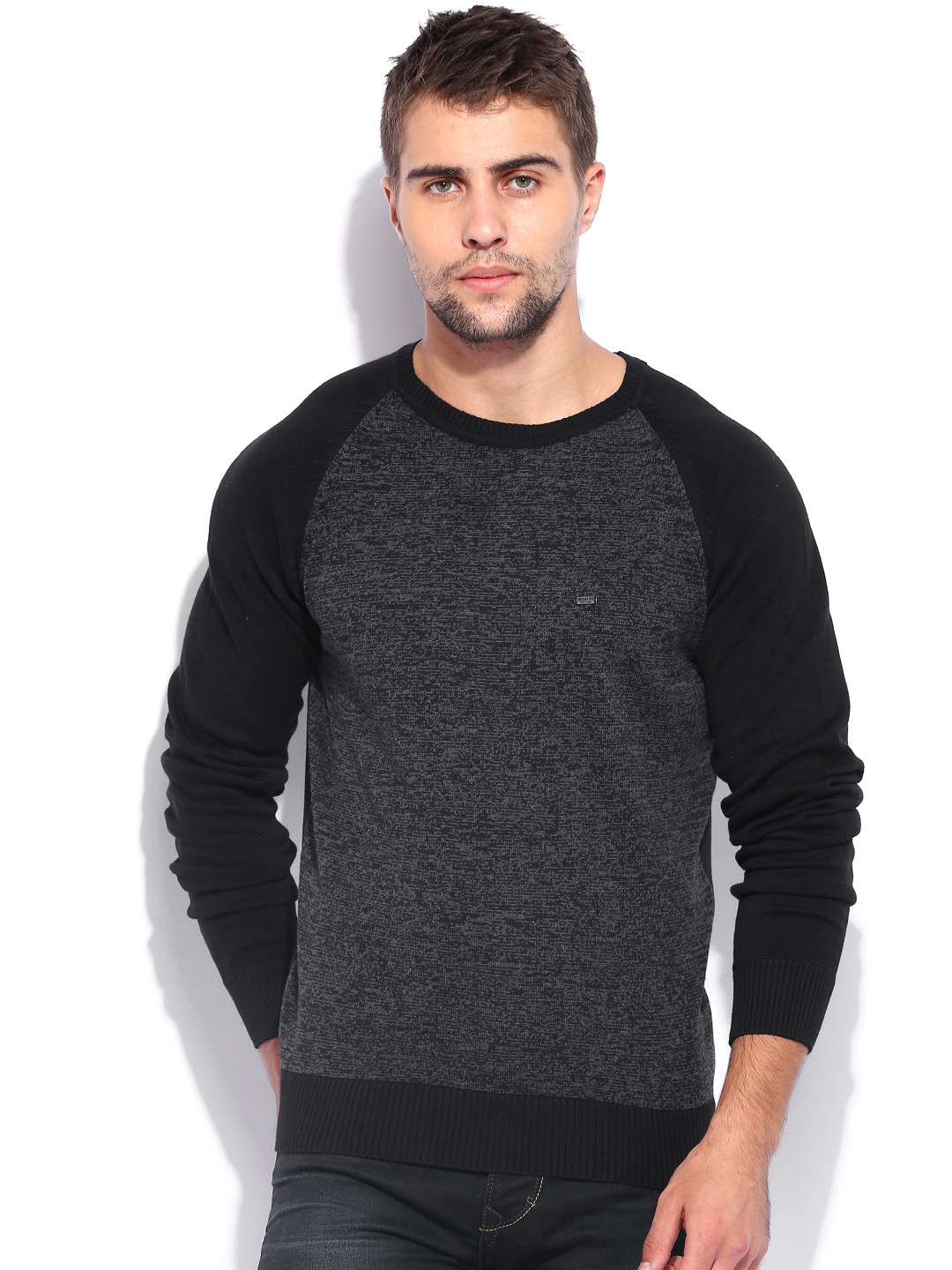 

Locomotive Black & Grey Sweater