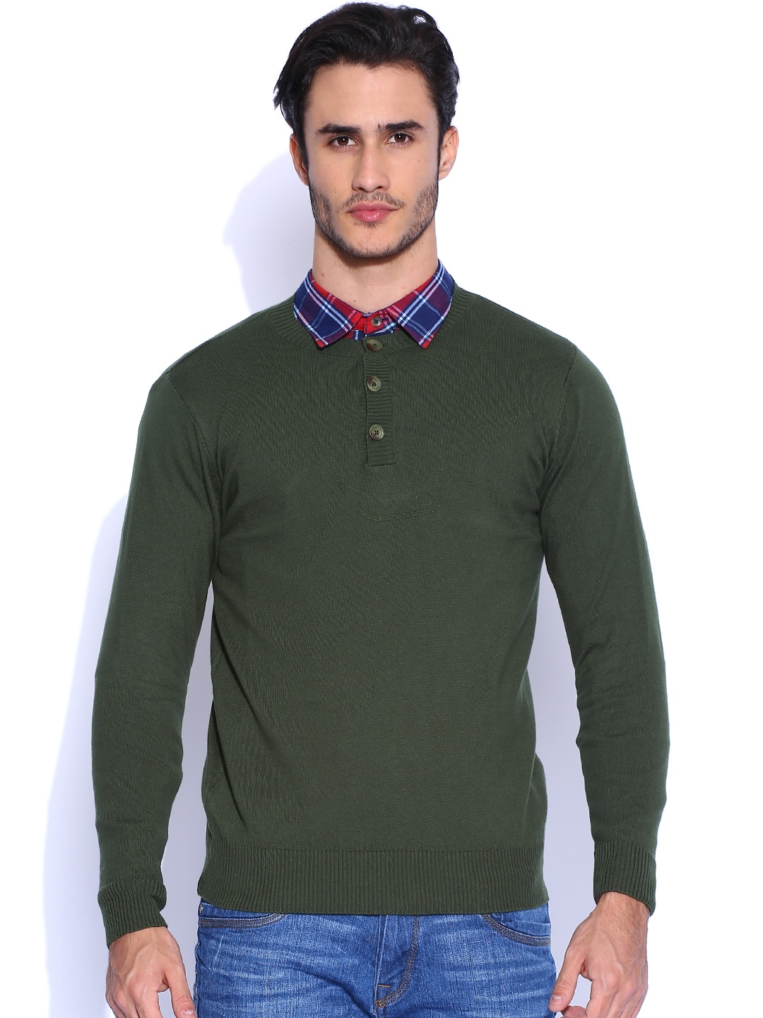 

Locomotive Olive Green Sweater