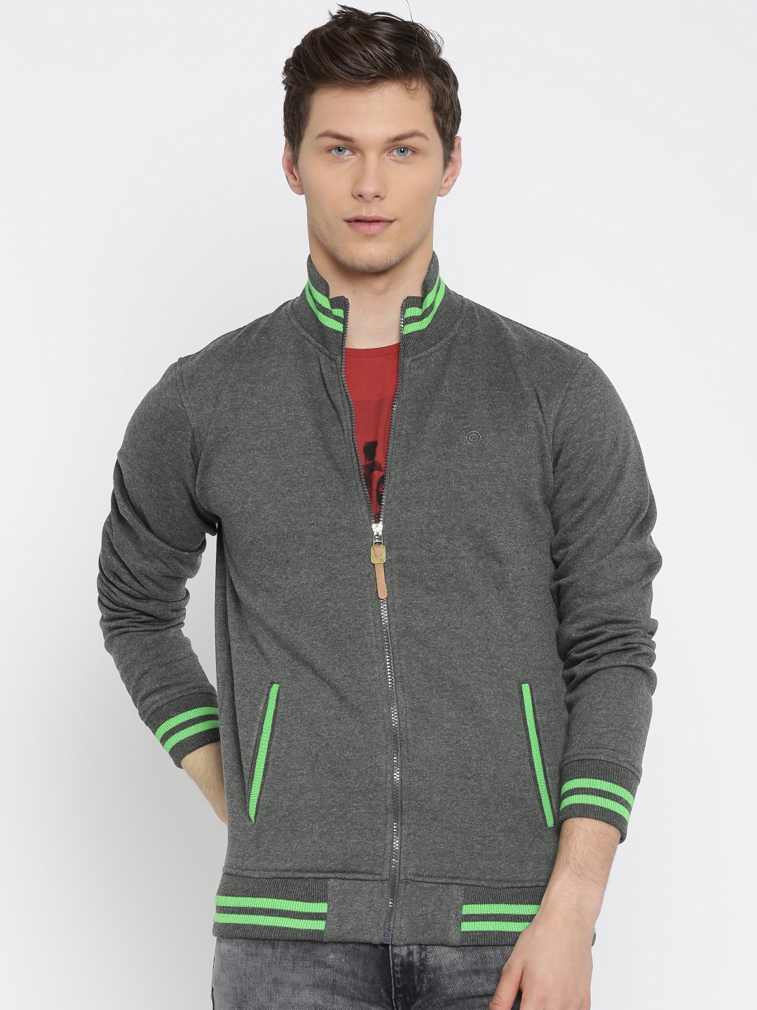 

Locomotive Charcoal Grey Melange Sweatshirt