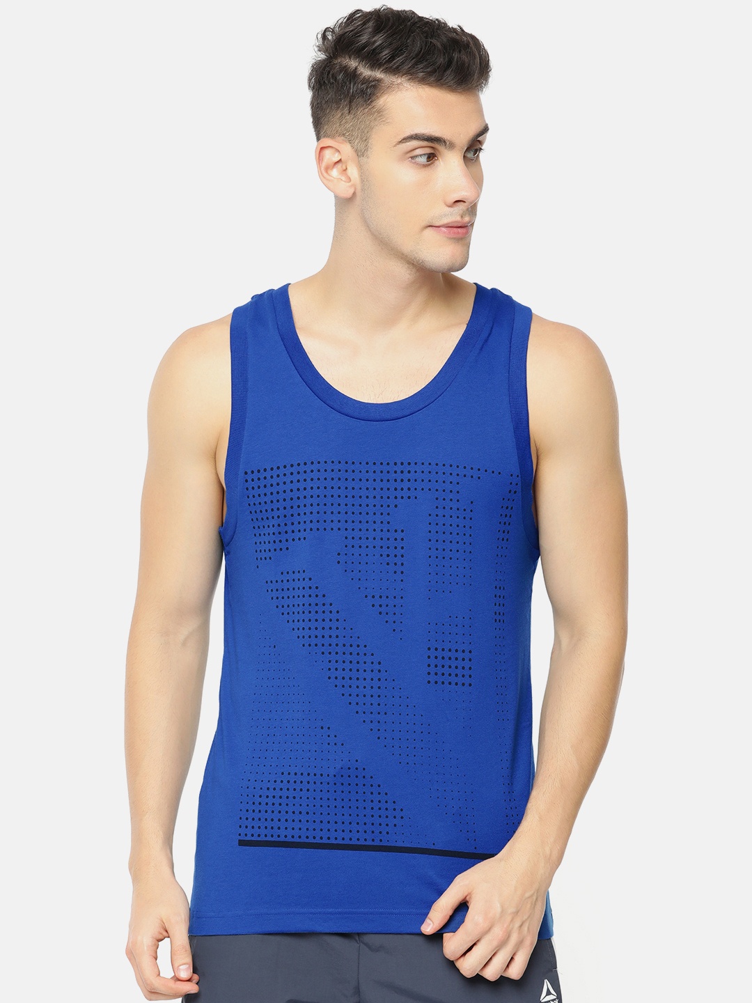 

Van Heusen Printed Smart Tech Easy Stain Release Athleisure Vest, Blue