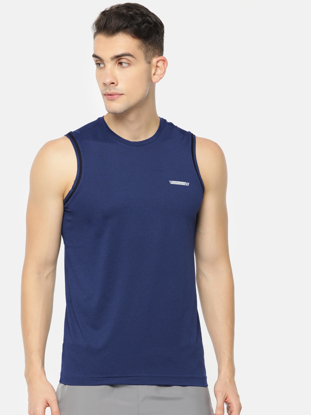 

Van Heusen Swift Dry Odour Shield Active Vest, Navy blue