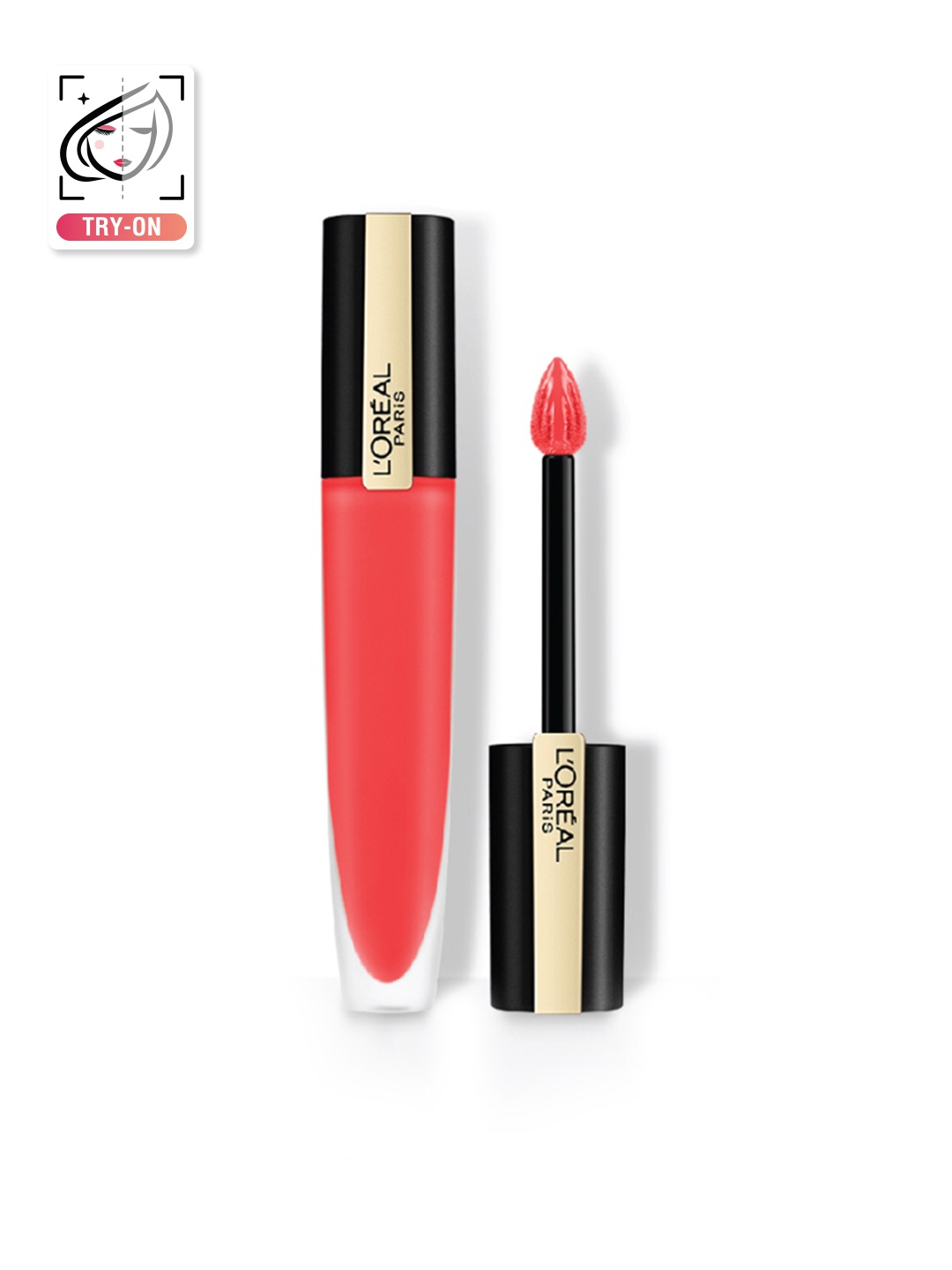 

LOreal Paris Rouge Signature Matte Liquid Lipstick 7 ml - I Radiate 132, Coral