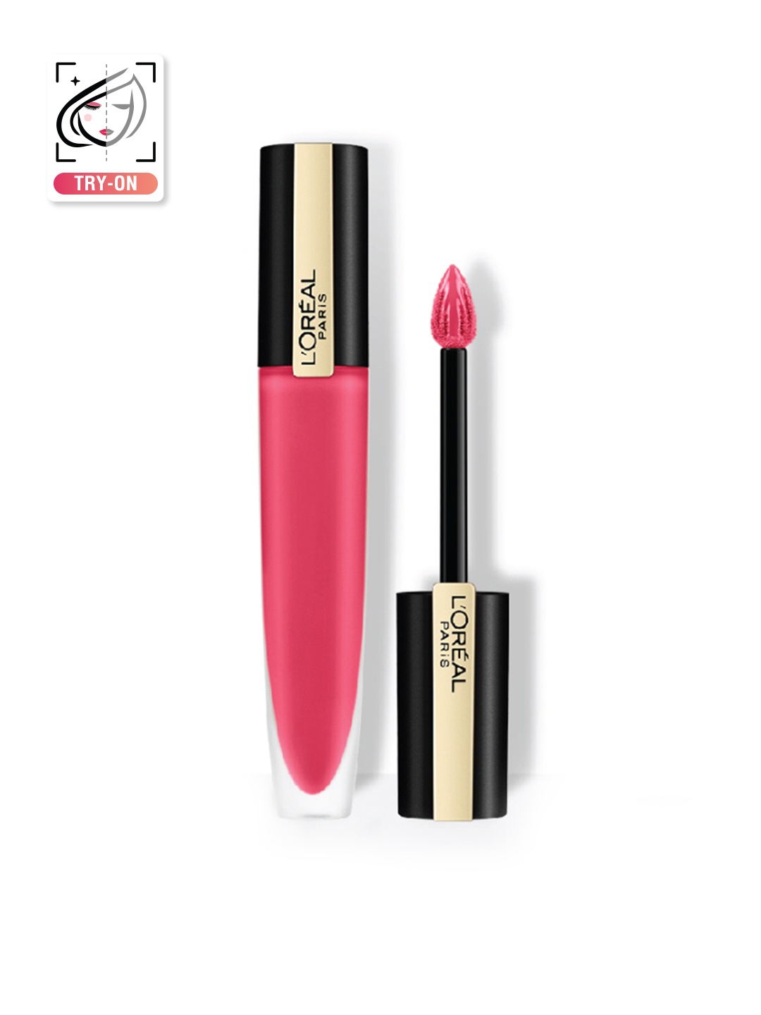 

LOreal Paris Rouge Signature Matte Liquid Lipstick 7 ml - I Decide 128, Pink