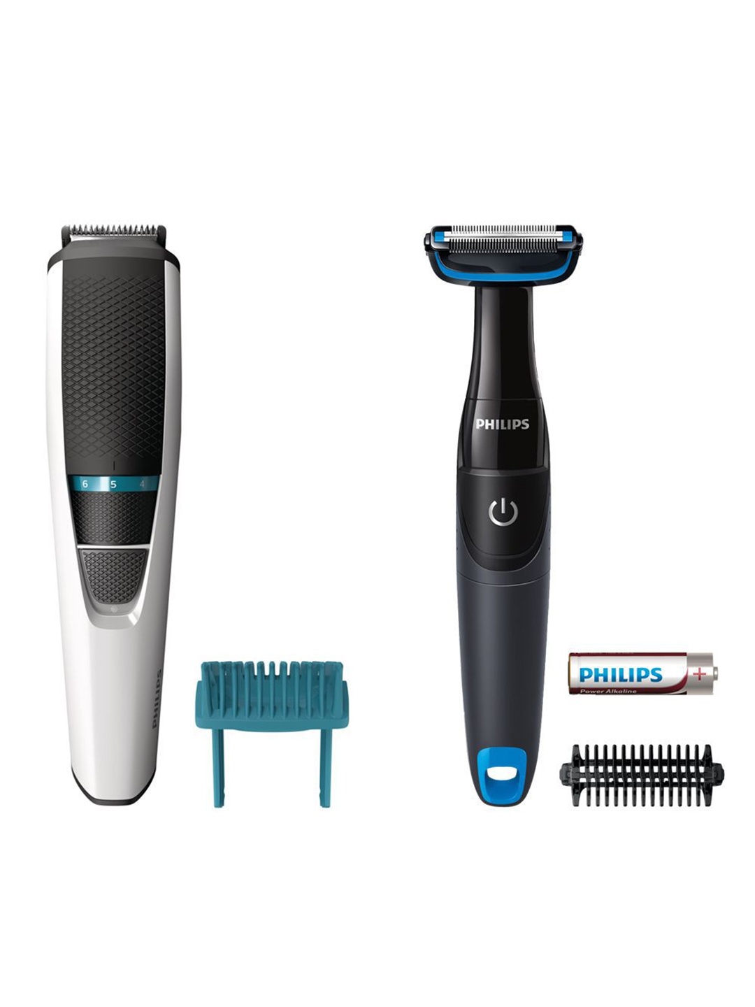 

Philips Men BT3203/85 Set of Cordless Trimmer & Body Groomer, Black