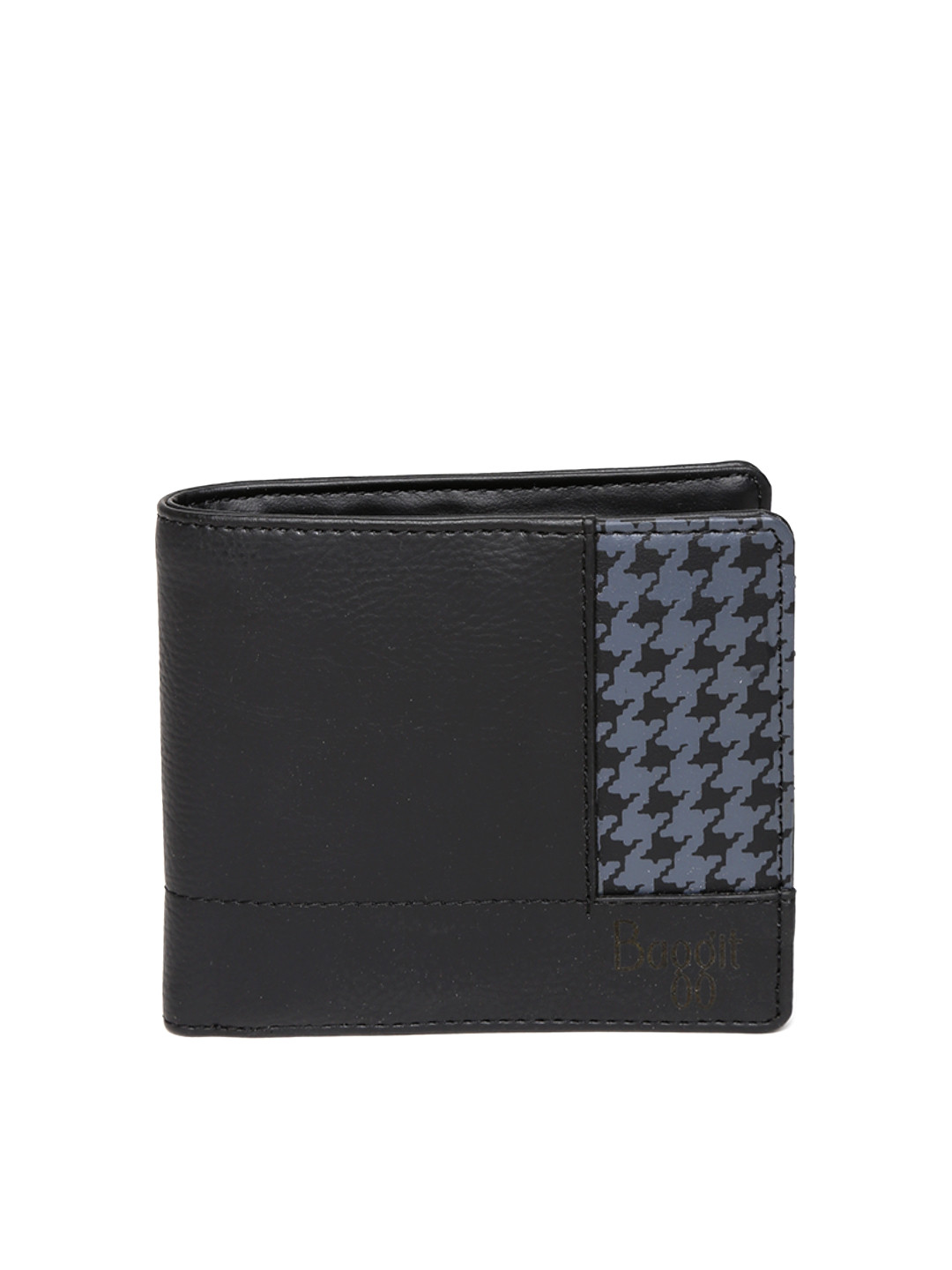

Baggit Men Black Textured Wallet