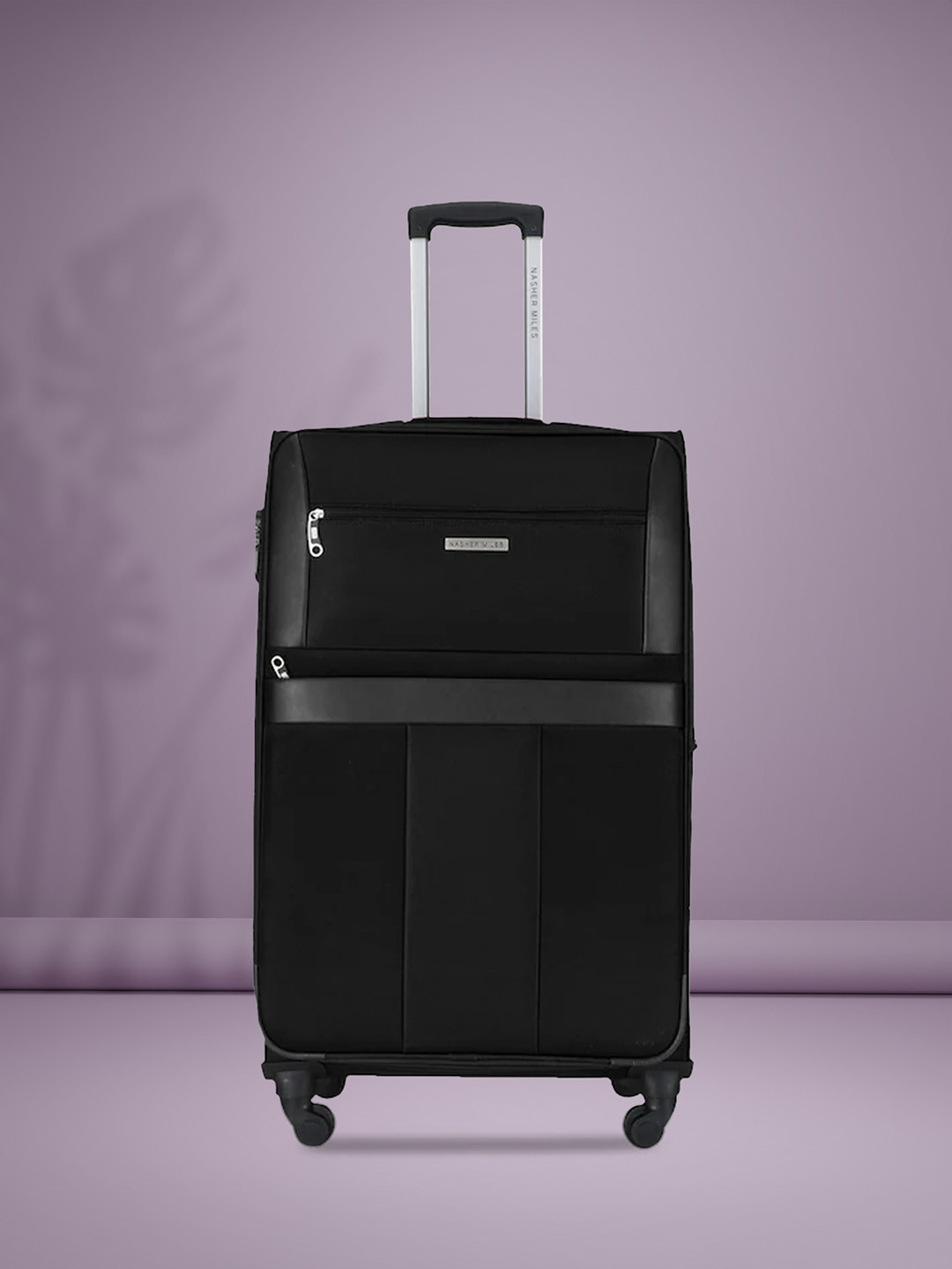 

Nasher Miles Unisex Black Toledo Expander Large Trolley Bag