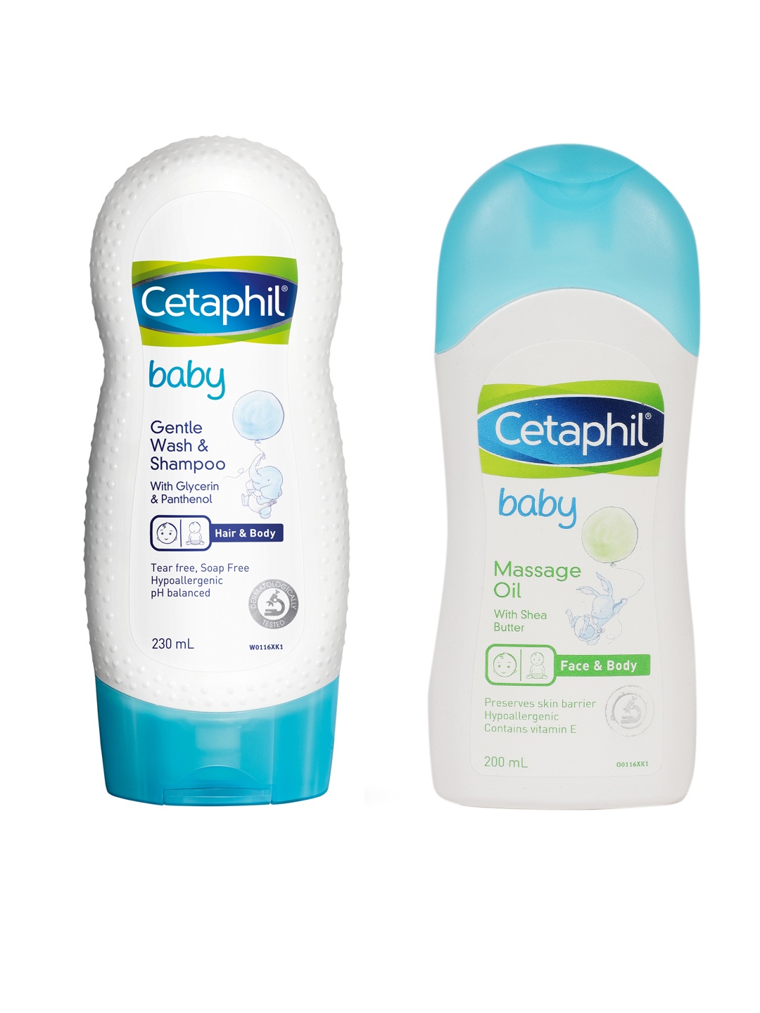 

Cetaphil Kids Set of Shampoo & Body Lotion, White