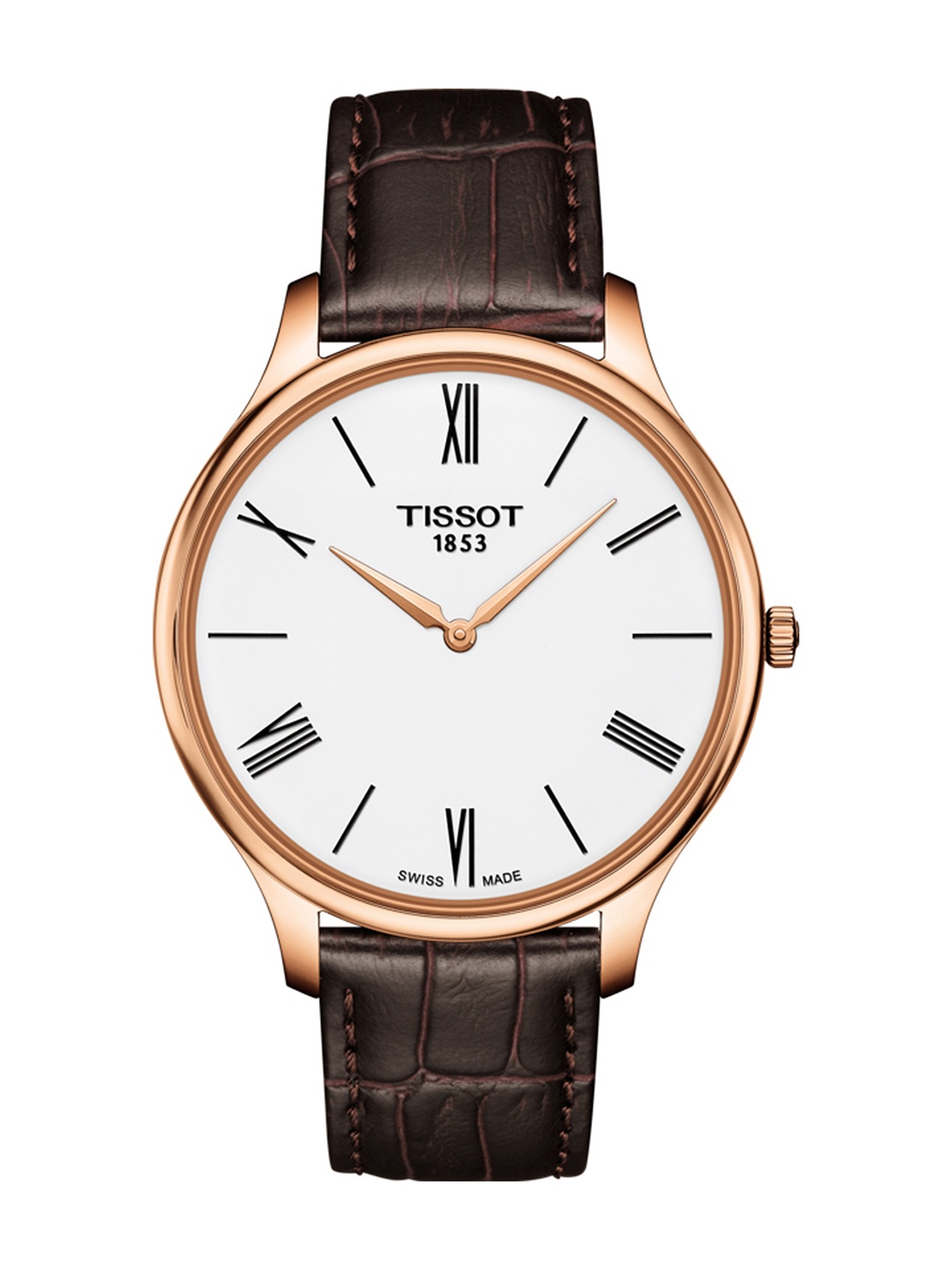 

TISSOT Men White Tradition 5.5 Swiss Analogue Watch T0634093601800