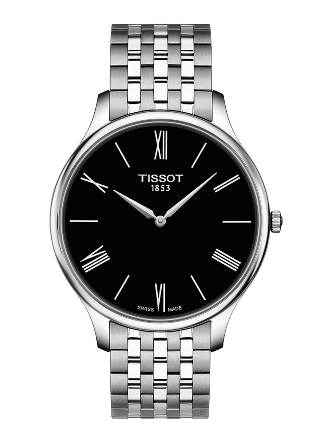 

TISSOT Men Black Tradition 5.5 Analogue Watch T0634091105800
