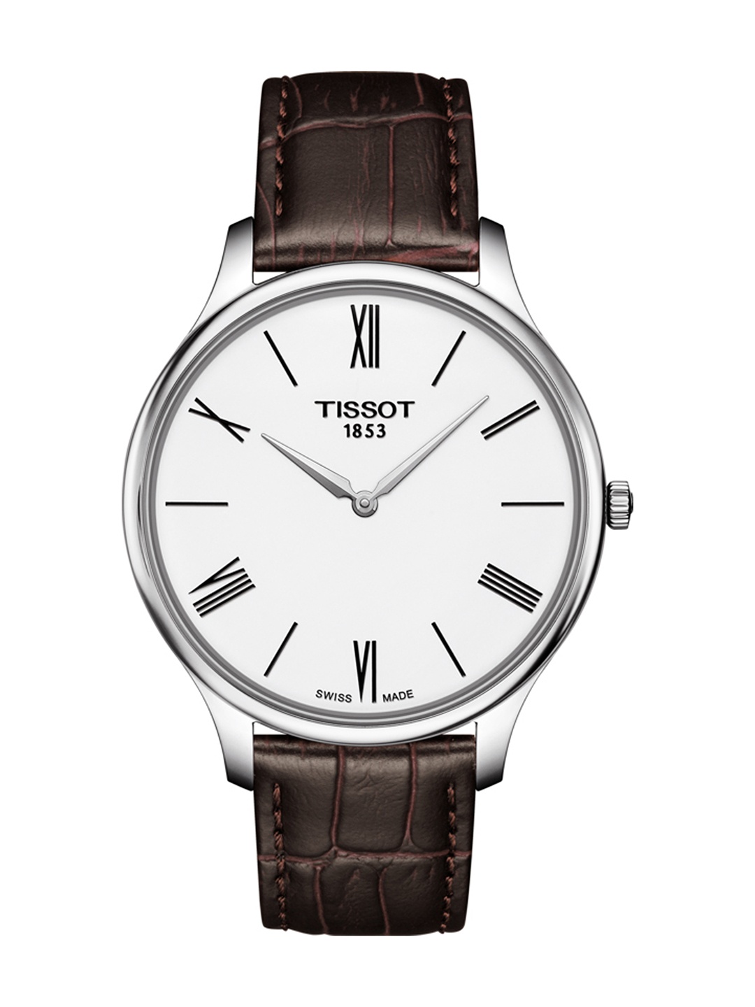 

TISSOT Men White Tradition 5.5 Analogue Watch T0634091601800