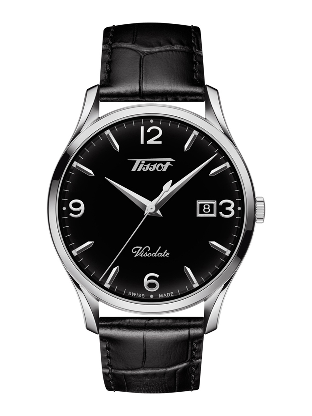 

TISSOT Men Black Heritage Visodate Analogue Watch T1184101605700