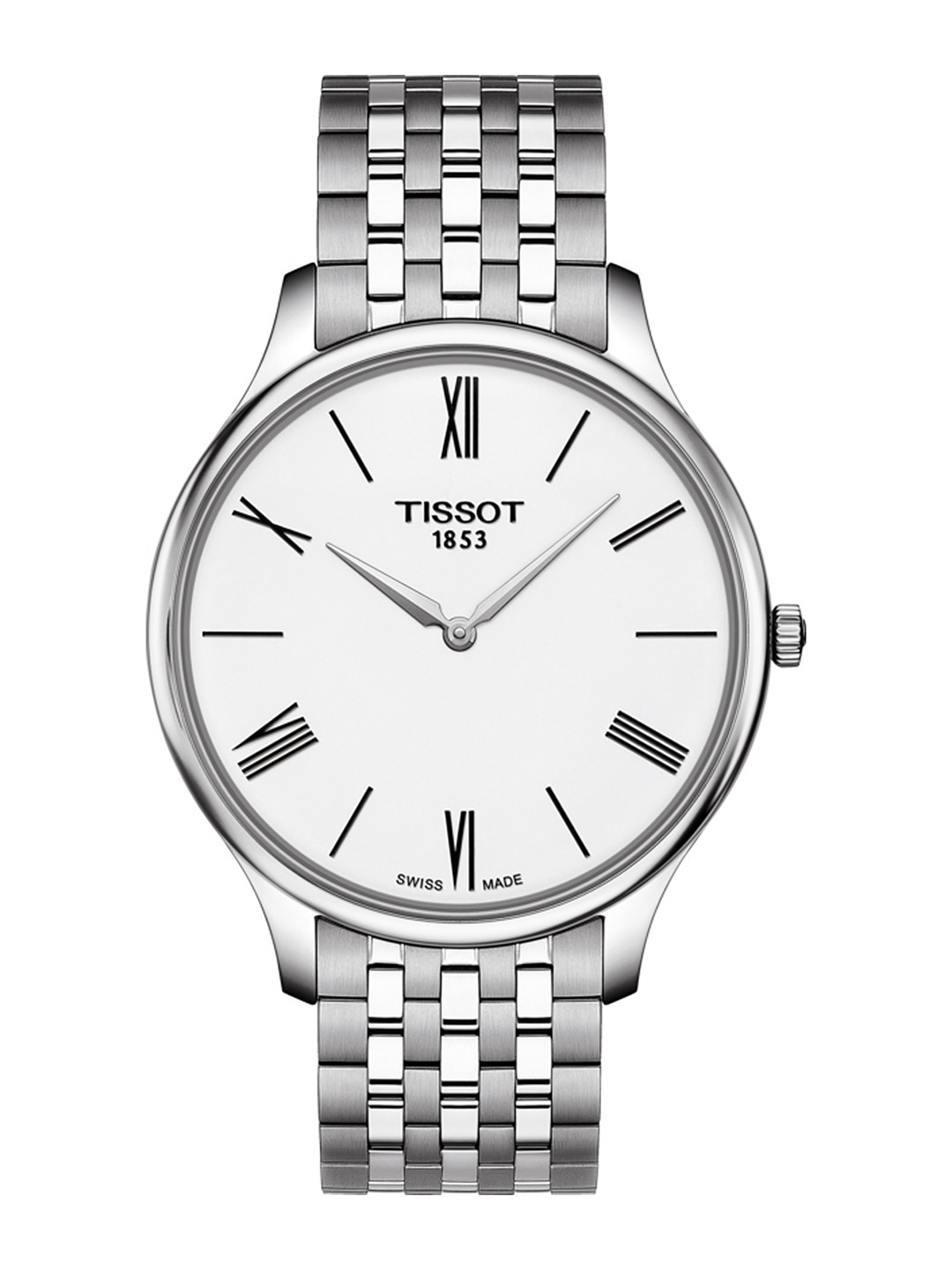 

TISSOT Men White Tradition 5.5 Analogue Watch T0634091101800