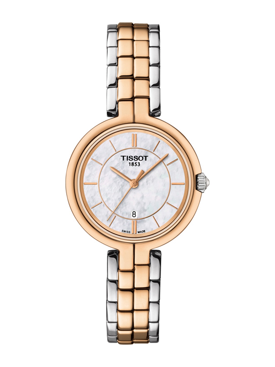 

TISSOT Women Off-White Flamingo Mother of Pearl Analogue Watch T0942102211100