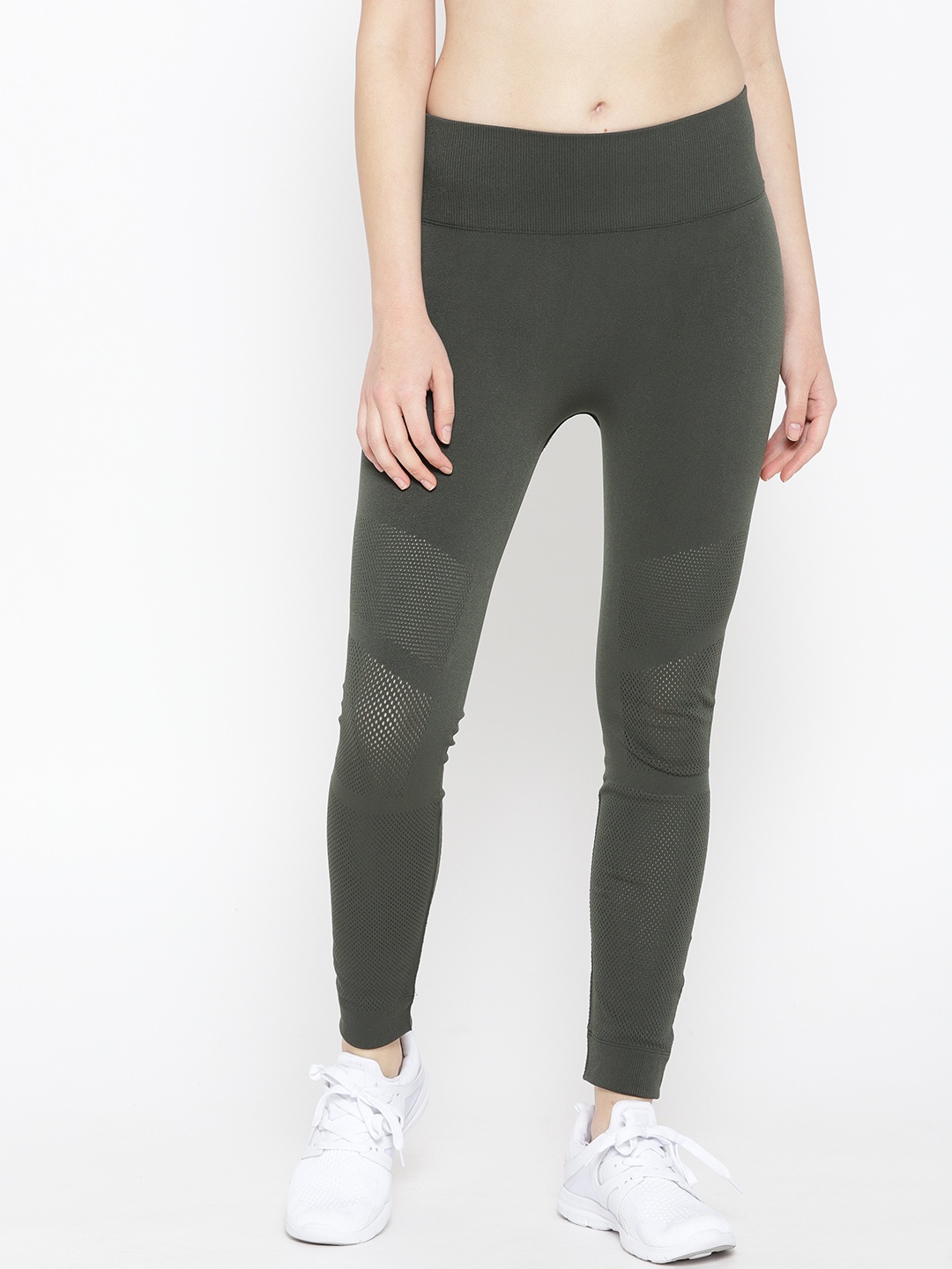 

ADIDAS Women Olive Green WRPKNT HR 78 Training Tights