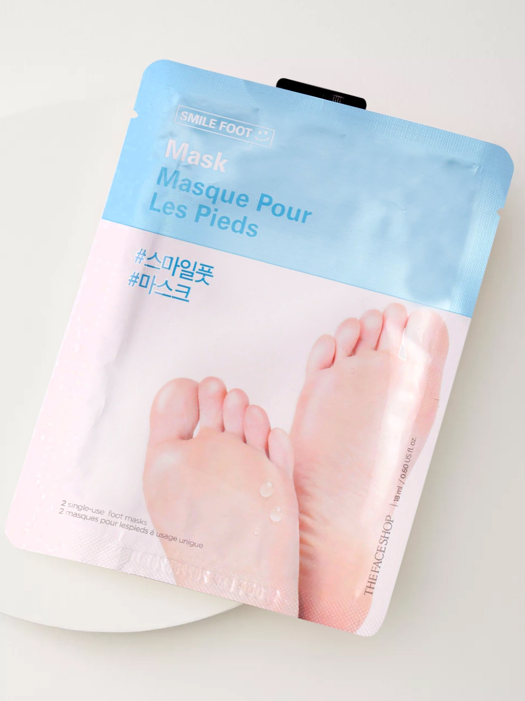 

The Face Shop Smile Foot Mask 18ml, White