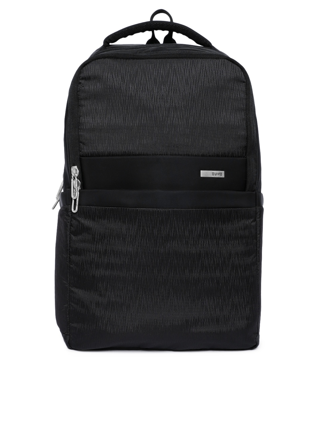 

EUME Unisex Black Solid Backpack