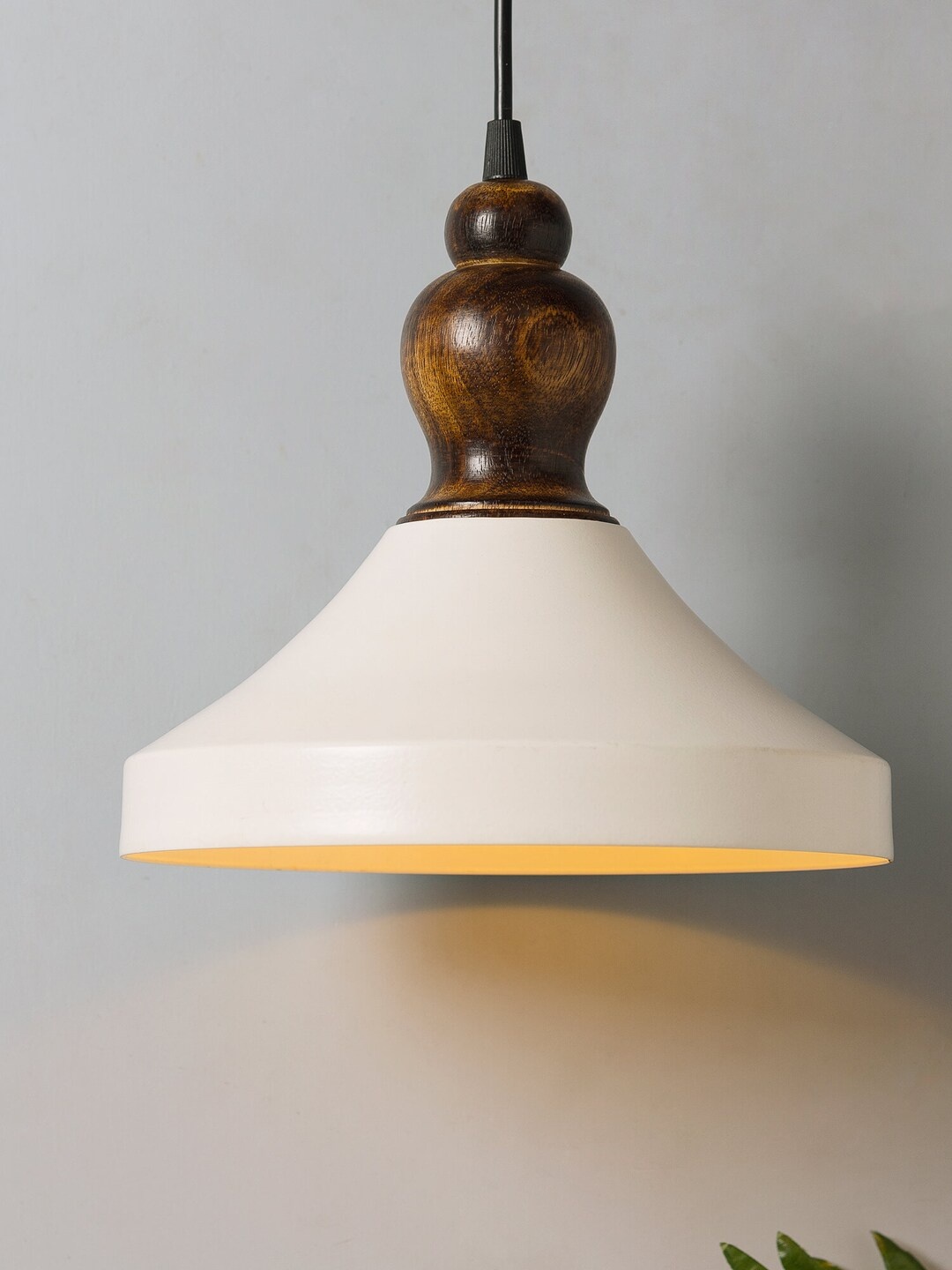 

Homesake White Solid Handcrafted Hanging Light
