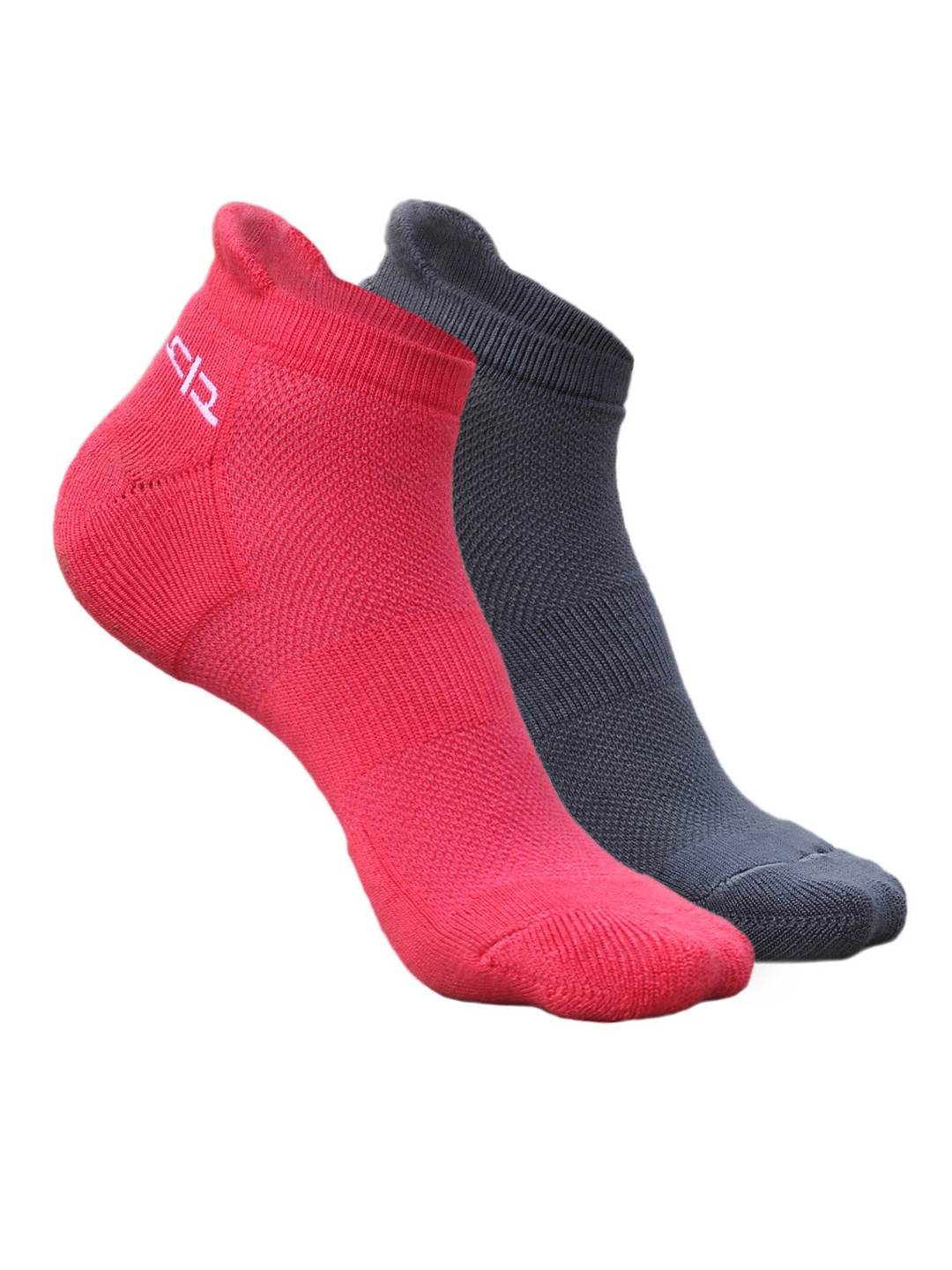 

Heelium Women Pack of 2 Bamboo Super Soft & Odour-Free Breathable Ankle-Length Socks, Pink