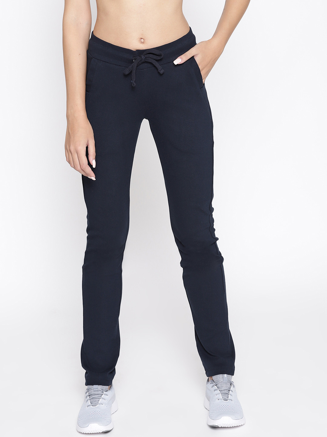 

Cayman Women Navy Blue Solid Track Pants