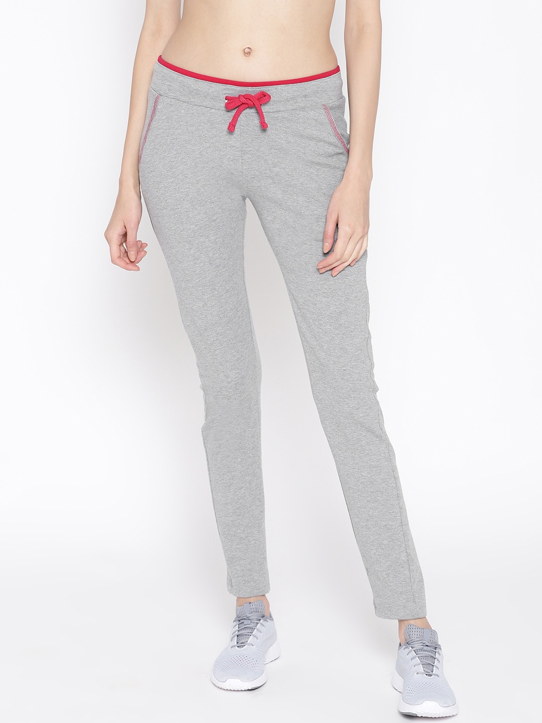 

Cayman Women Grey Melange Solid Track Pants