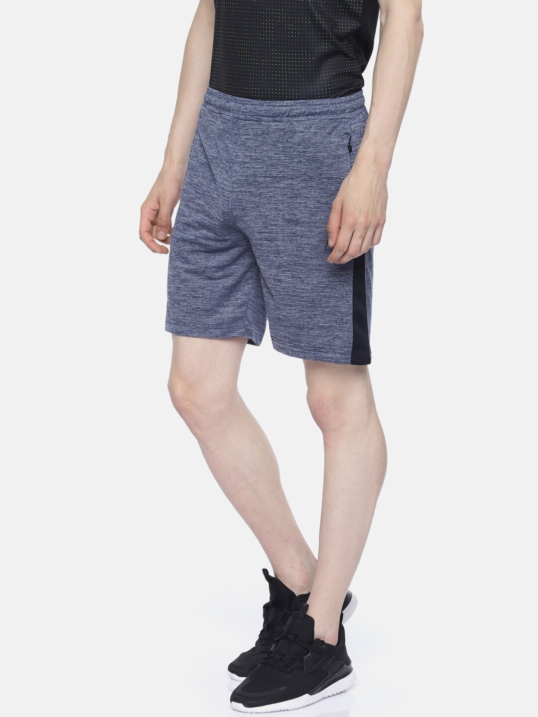 

Proline Active Men Navy Blue Solid Regular Fit Sports Shorts