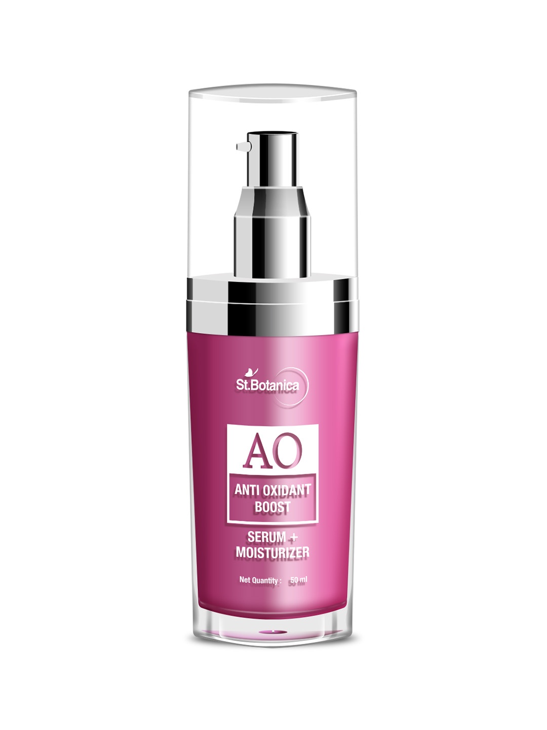 

St.Botanica Unisex Anti Oxidant Boost Serum + Moisturiser 50ml, White