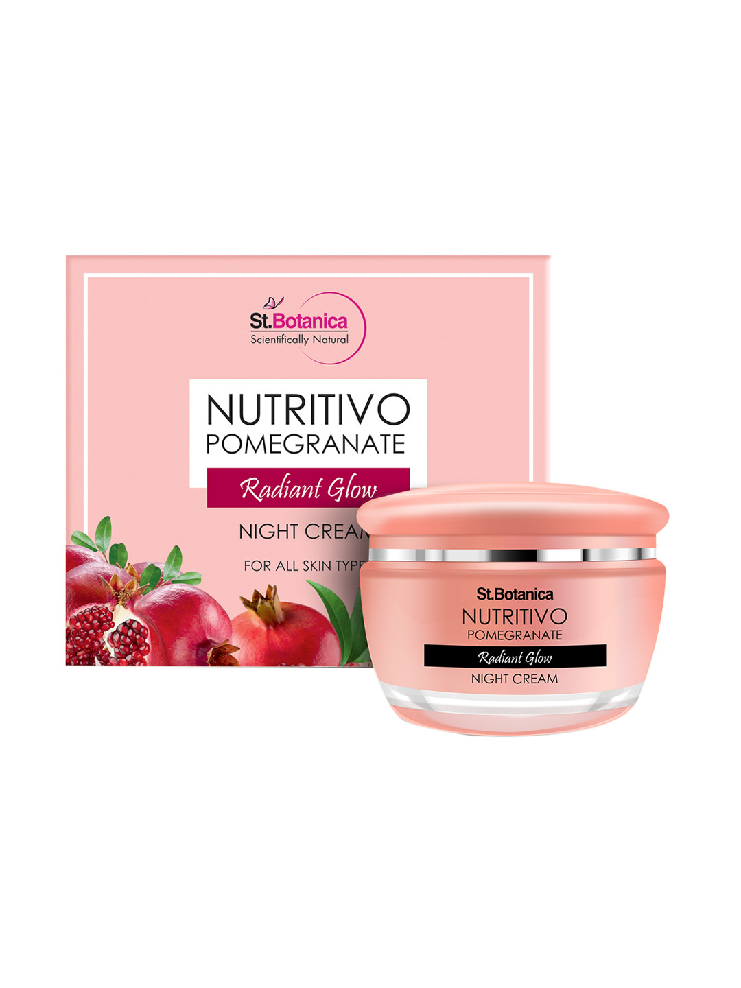 

St.Botanica Pomegranate Radiant Glow Night Cream 50g, Pink