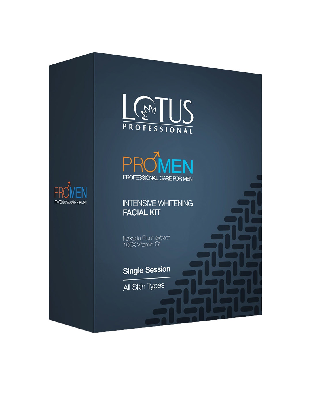 

Lotus Professional Pro Men Intensive Whitening Facial Kit, Navy blue
