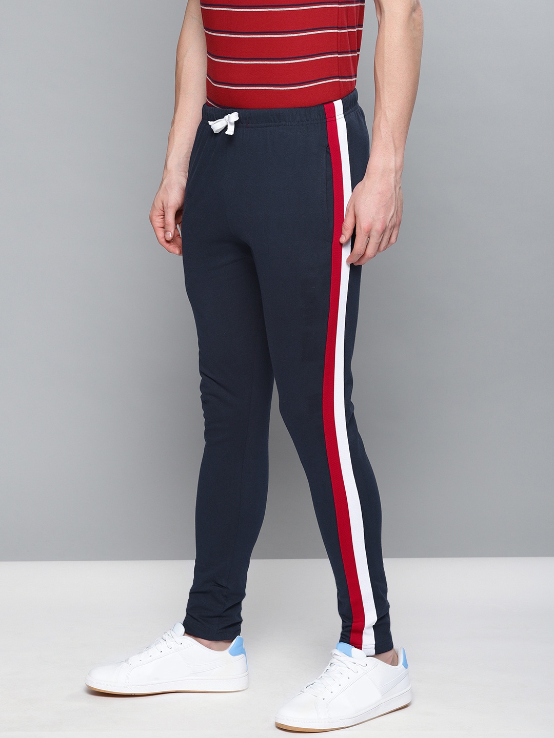 

DILLINGER Men Navy Blue Solid Slim Fit Track Pants