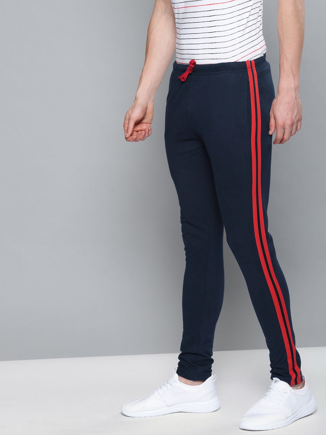 

DILLINGER Men Navy Blue Solid Slim Fit Track Pants