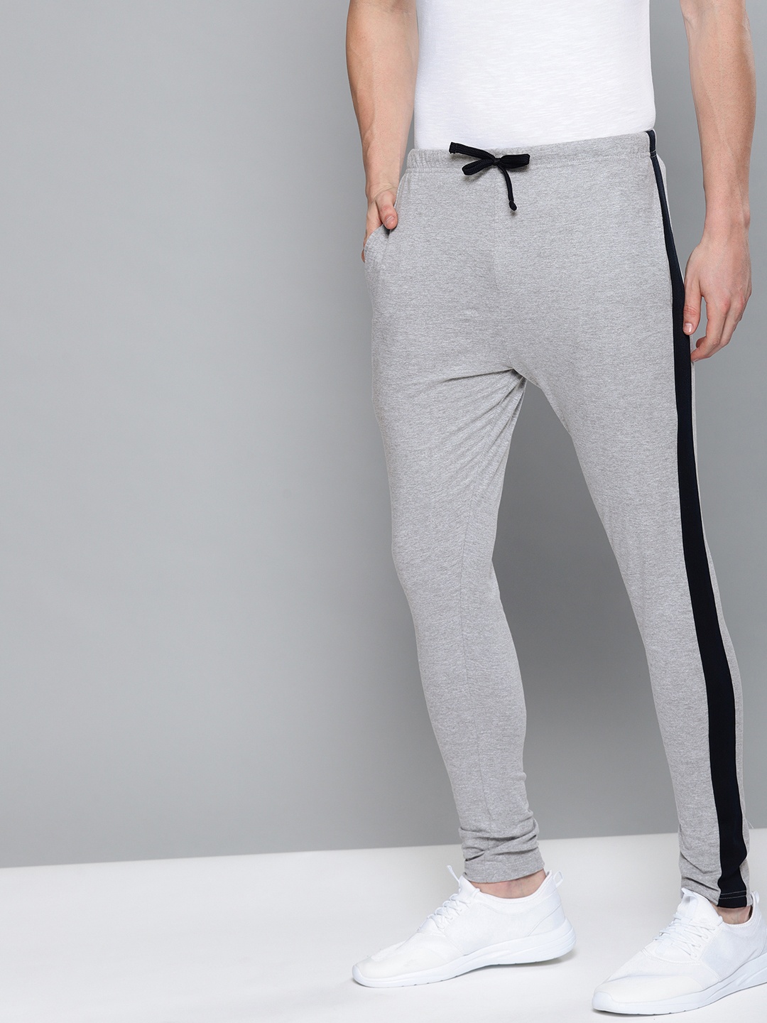 

DILLINGER Men Grey Melange Solid Joggers