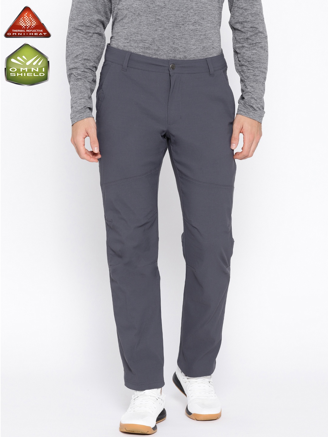

Columbia Men Charcoal Grey Solid Royce Peak Heat Hiking Pants