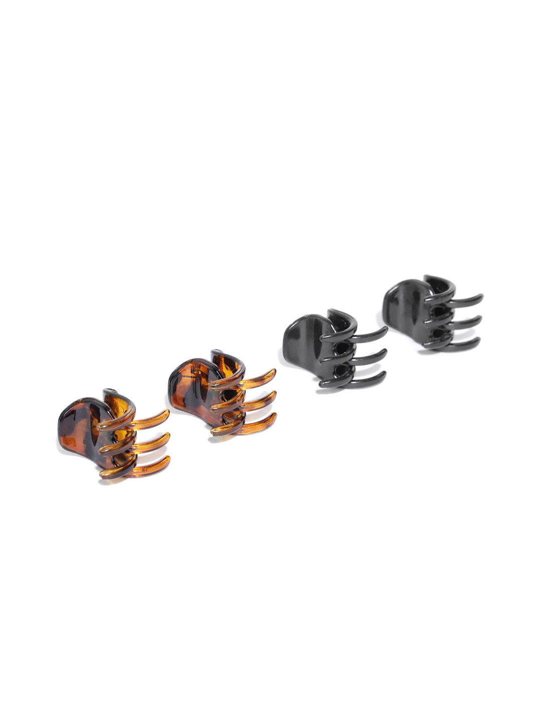 

Accessorize Set of 4 Claw Clips, Black