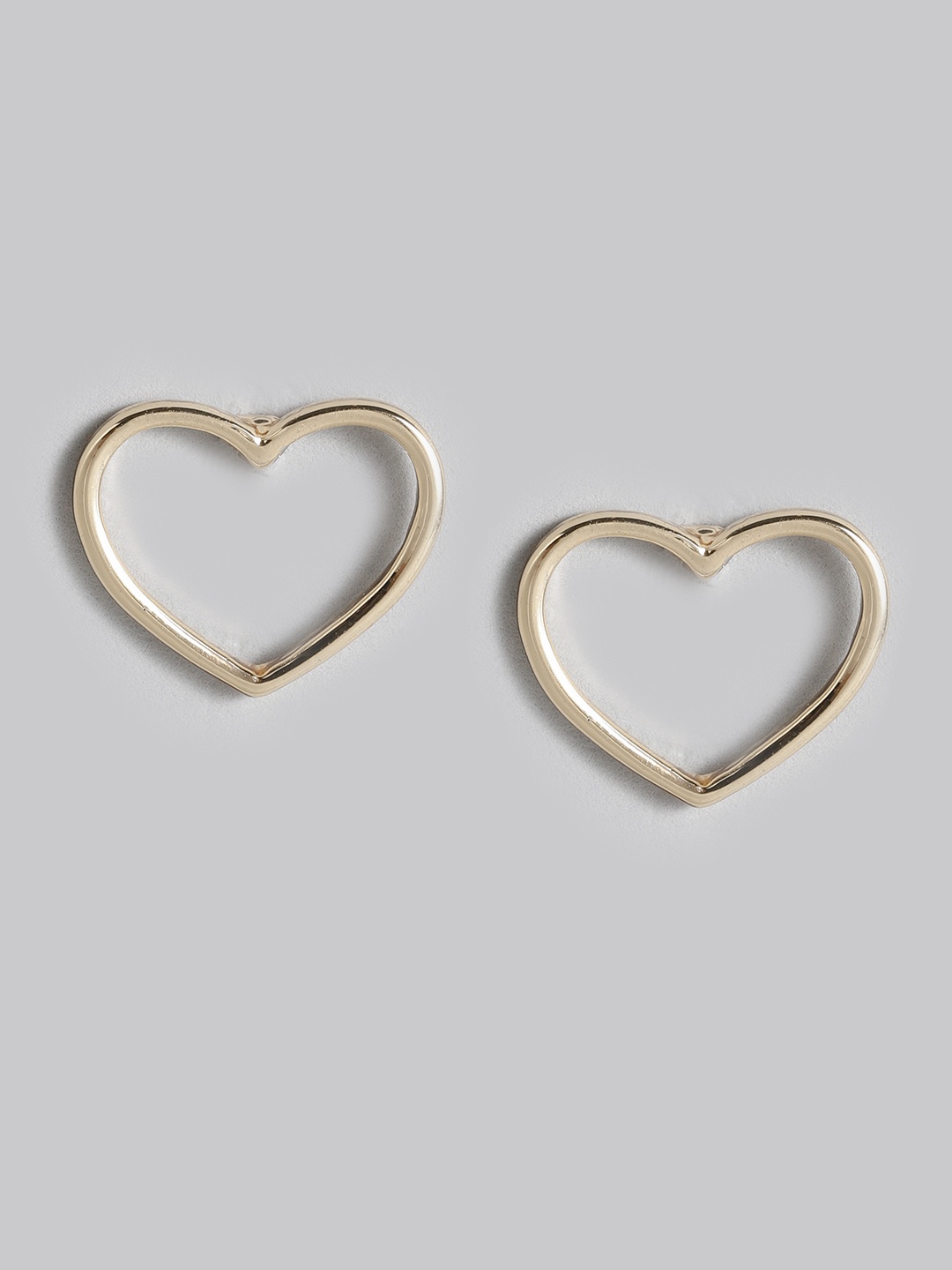 

Accessorize Gold-Toned Heart Shaped Studs