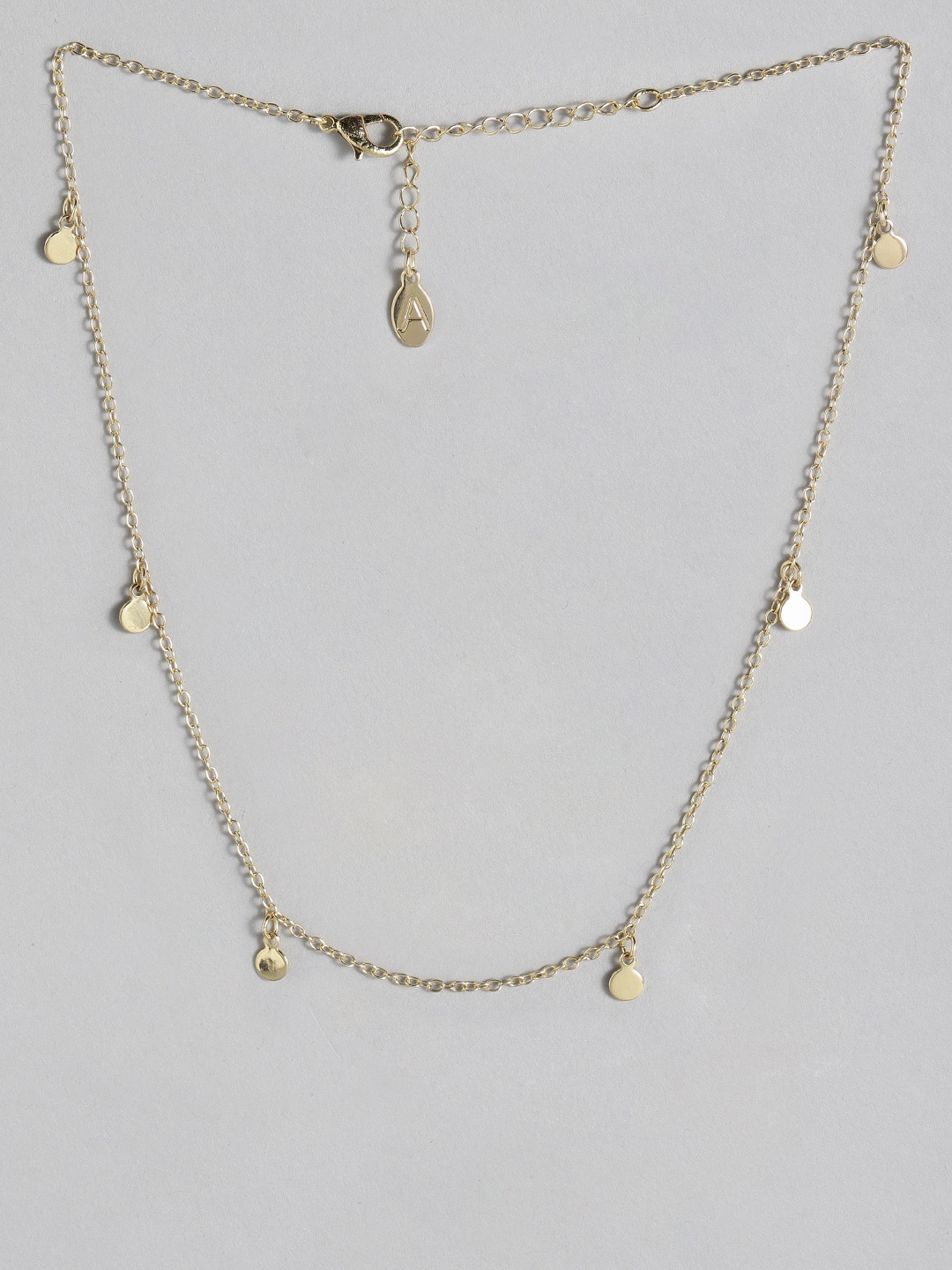 

Accessorize Discy Chain Necklace, Gold