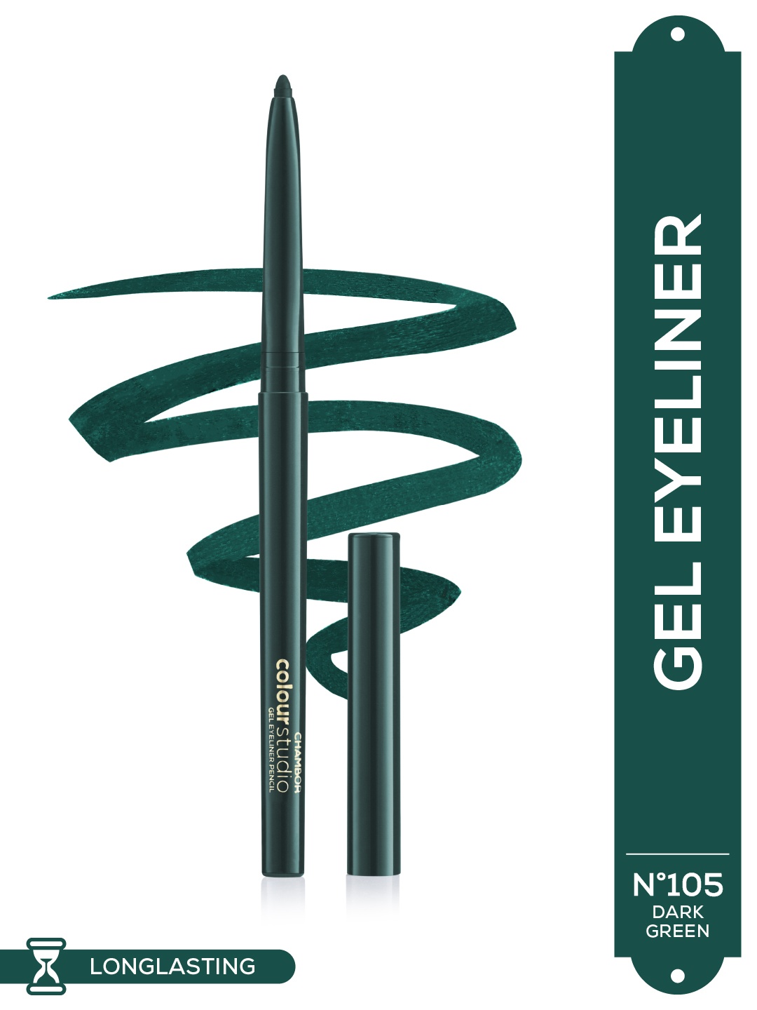 

Chambor Colour Studio Gel Eyeliner Pencil 0.25 g - Dark Green