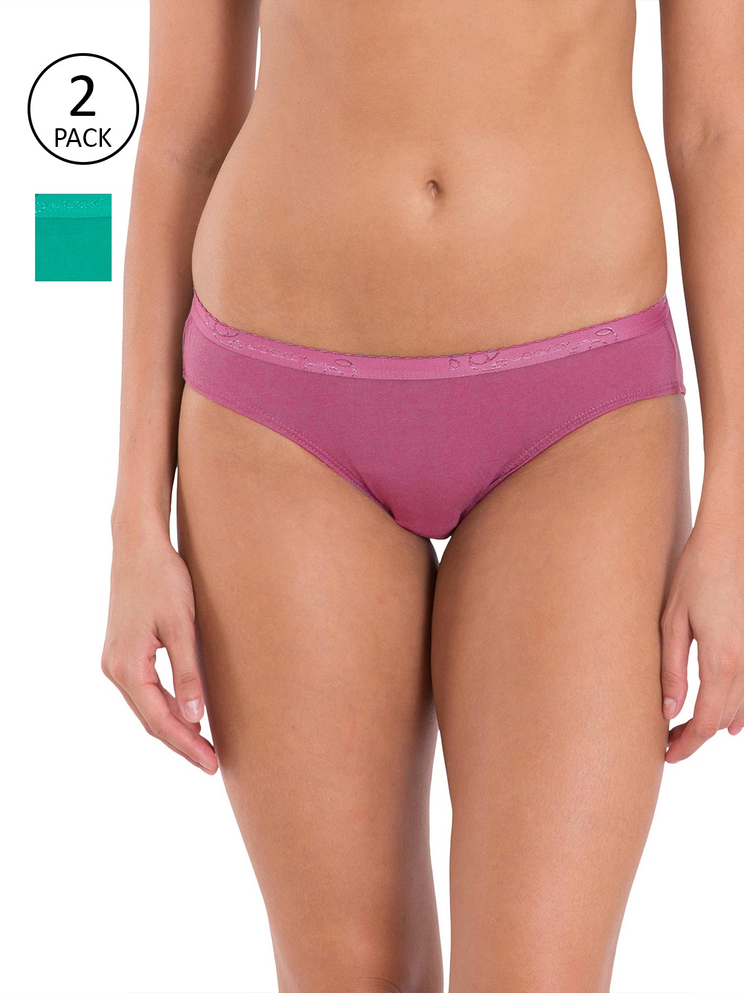 

Jockey Pack of 2 Assorted Bikini Briefs 1525-0210-DASTD, Multi