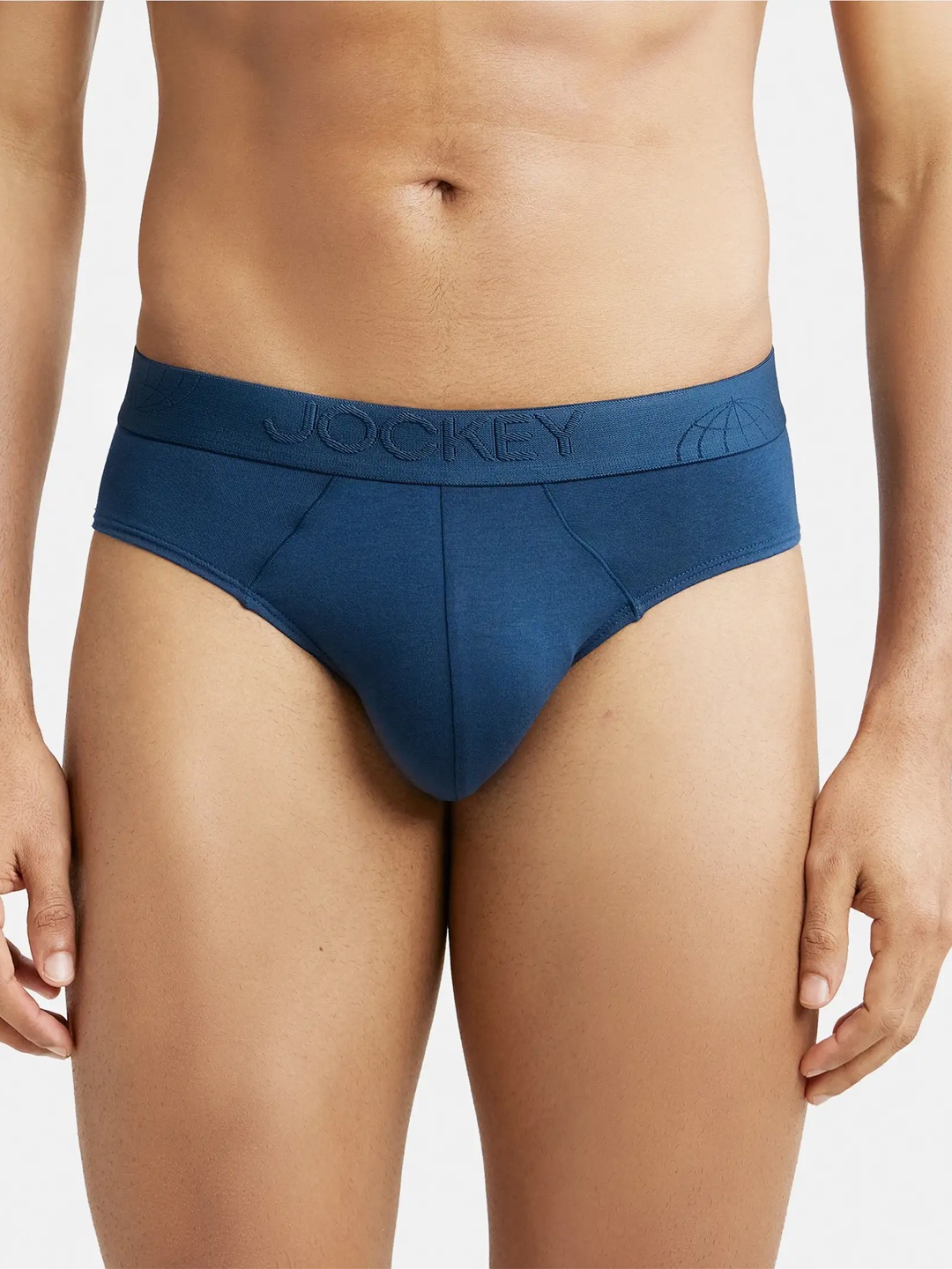 

Jockey Tencel Micro Modal Cotton Stretch Brief with Ultrasoft Waistband-IC24, Teal