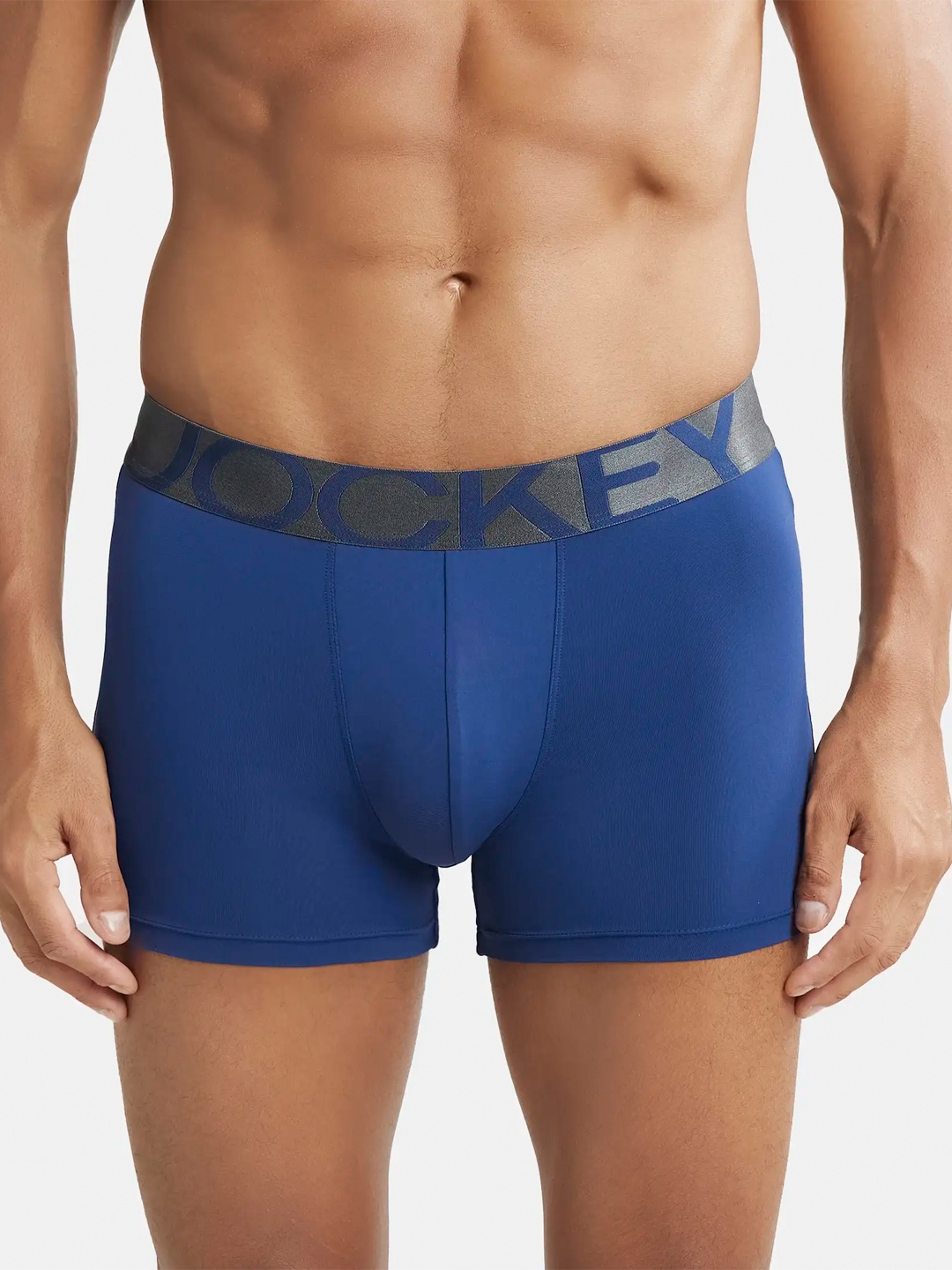 

Jockey Tactel Microfiber Stretch Solid Trunk with Moisture Move Treatment-IC28, Blue