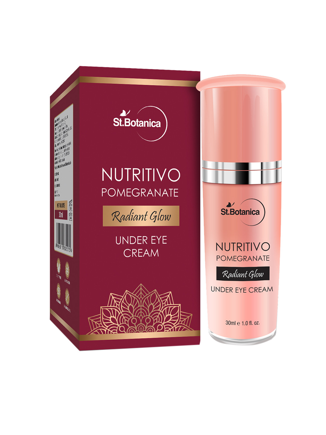 

StBotanica Pomegranate Radiant Glow Under Eye Cream 30ml, White