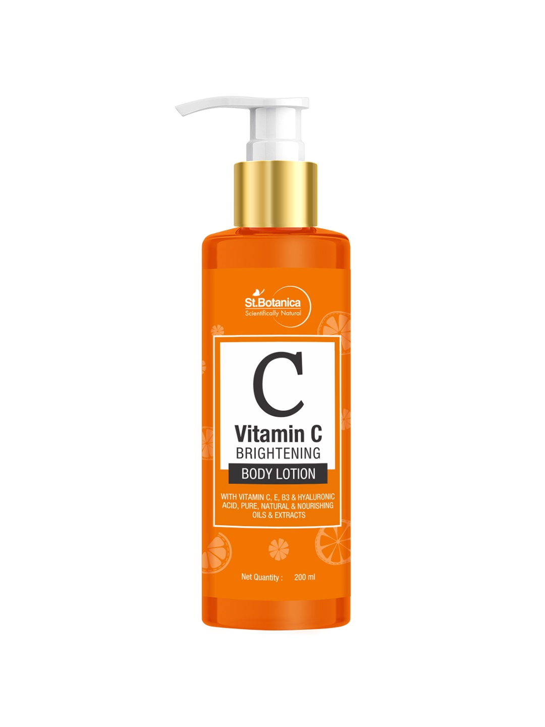 

StBotanica Unisex Vitamin C Skin Brightening Body Lotion 200ml, White