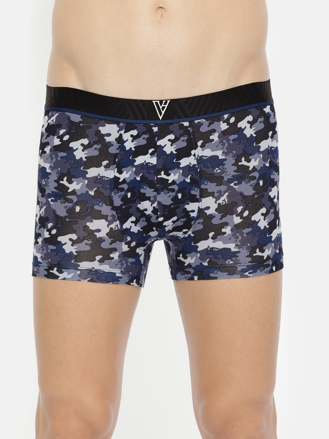 

Van Heusen Men Printed 4-Way Stretch Ultra Soft Trunks 30044, Blue