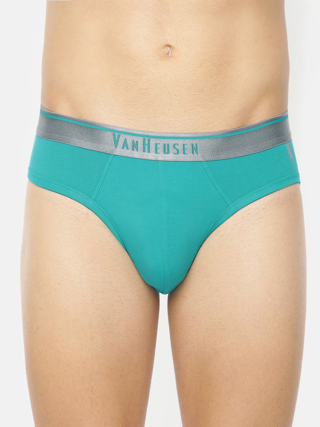 

Van Heusen Men Antibacterial Colour Fresh Briefs, Turquoise blue