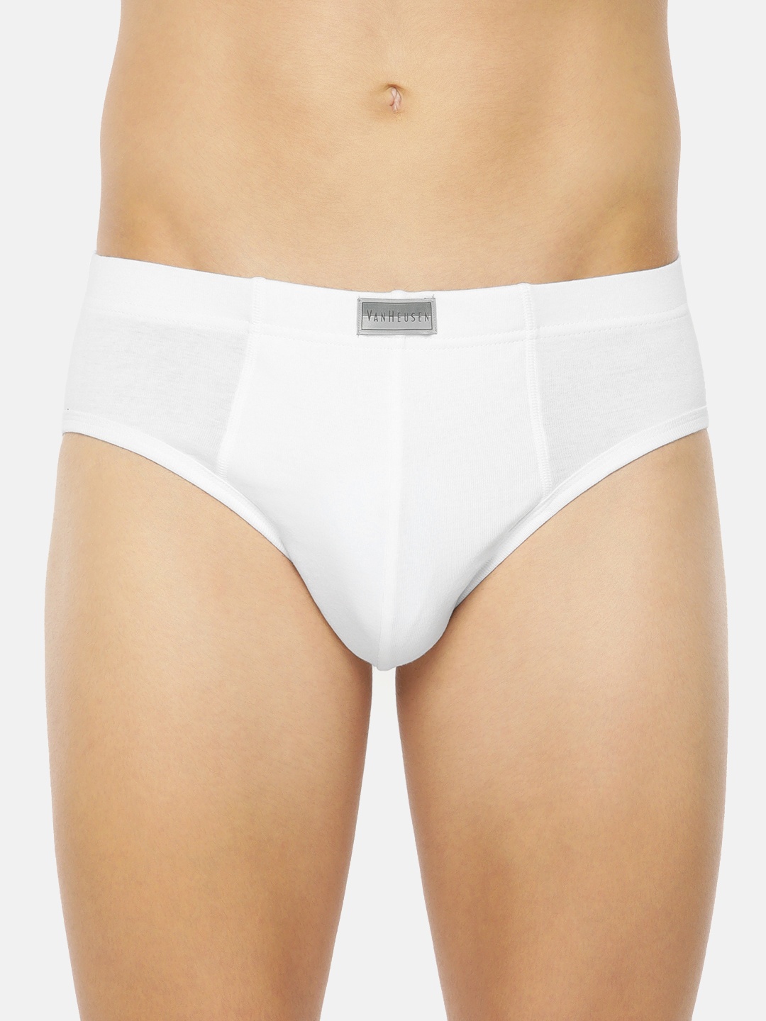 

Van Heusen Men White Solid Antibacterial Colour Fresh Briefs