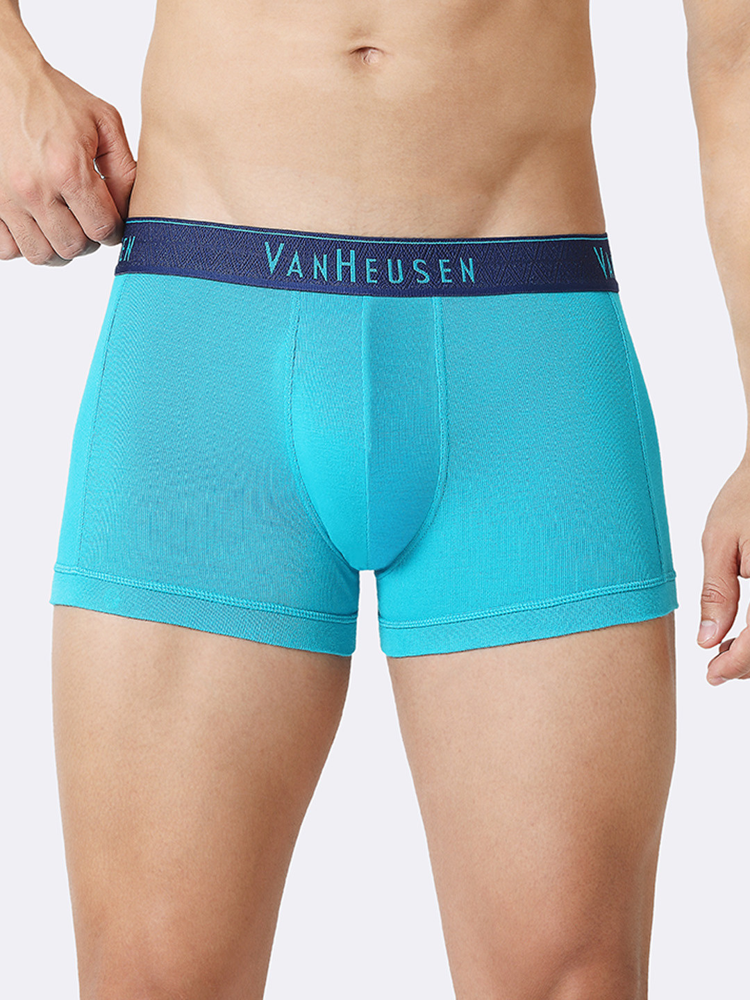 

Van Heusen Men Colour Fresh Ultra Soft Trunks, Blue