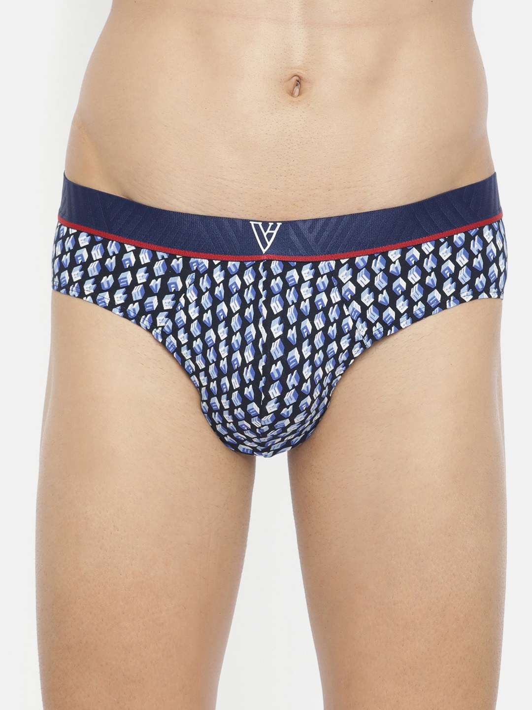 

Van Heusen Men Printed 4-Way Stretch Ultra Soft Briefs, Black