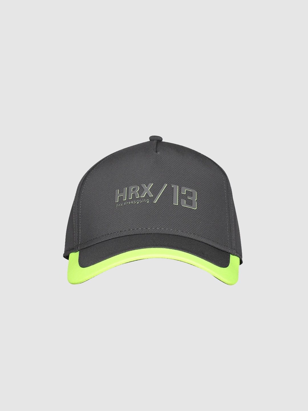 

HRX by Hrithik Roshan Men Charcoal Grey Solid Training Dryfit Sweatband Cap