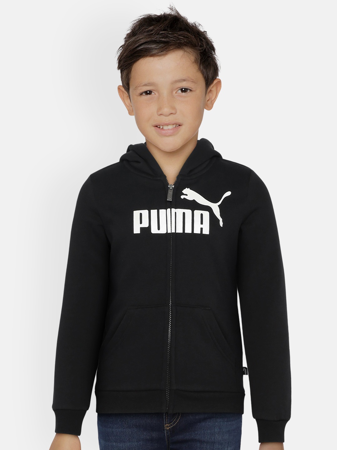 

Puma Boys Black Printed Sporty Jacket