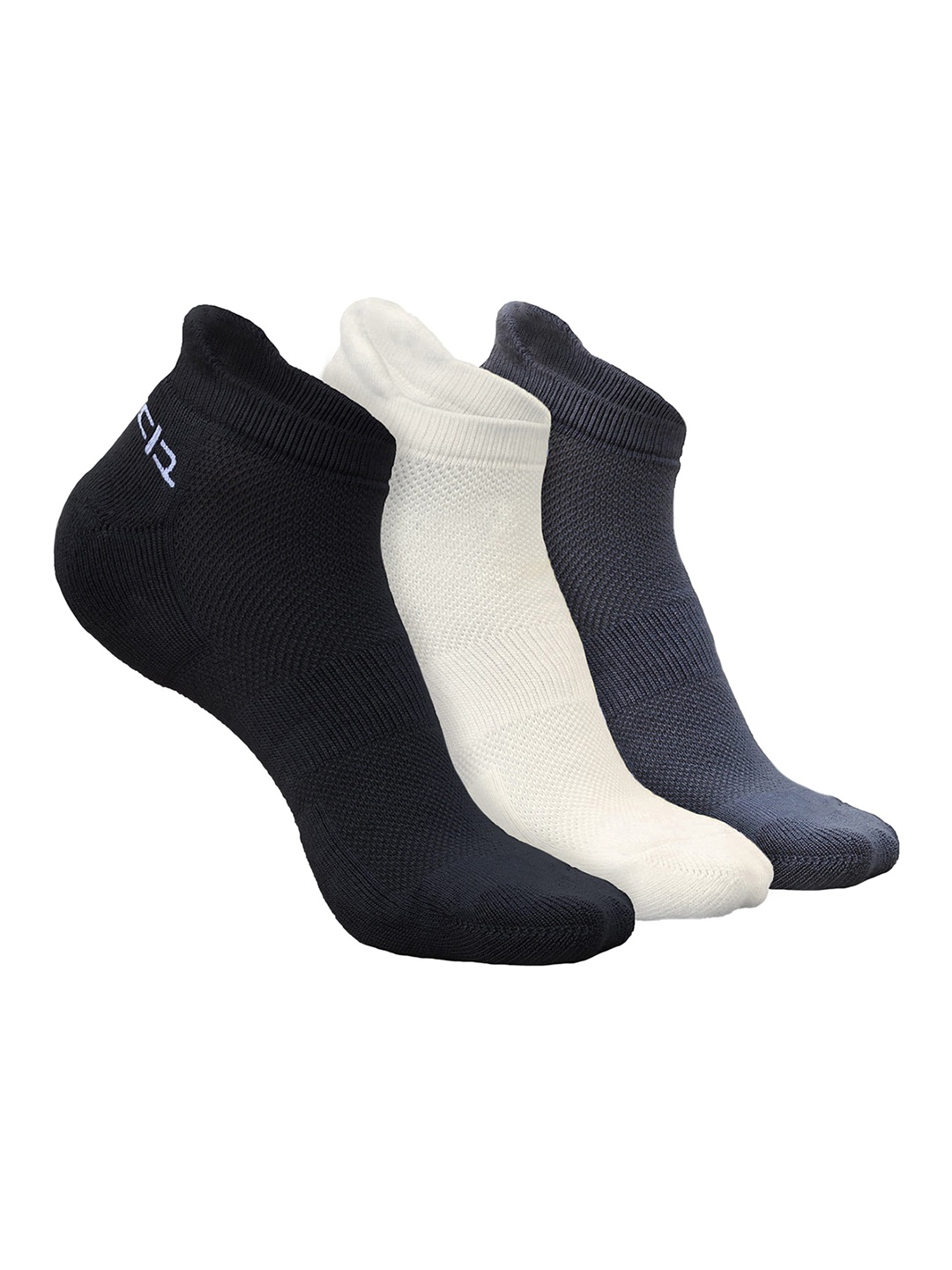 

Heelium Men Pack of 3 Bamboo Super Soft & Odour-Free Breathable Ankle-Length Socks, Black