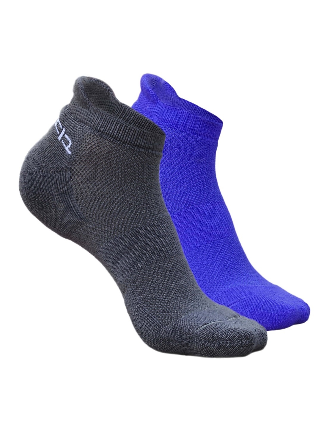 

Heelium Men Pack of 2 Bamboo Super Soft & Odour-Free Breathable Ankle-Length Socks, Blue